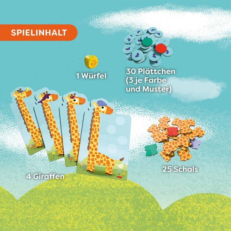 Lasse Giraffe – Memospiel ab 3 Jahren – HABA