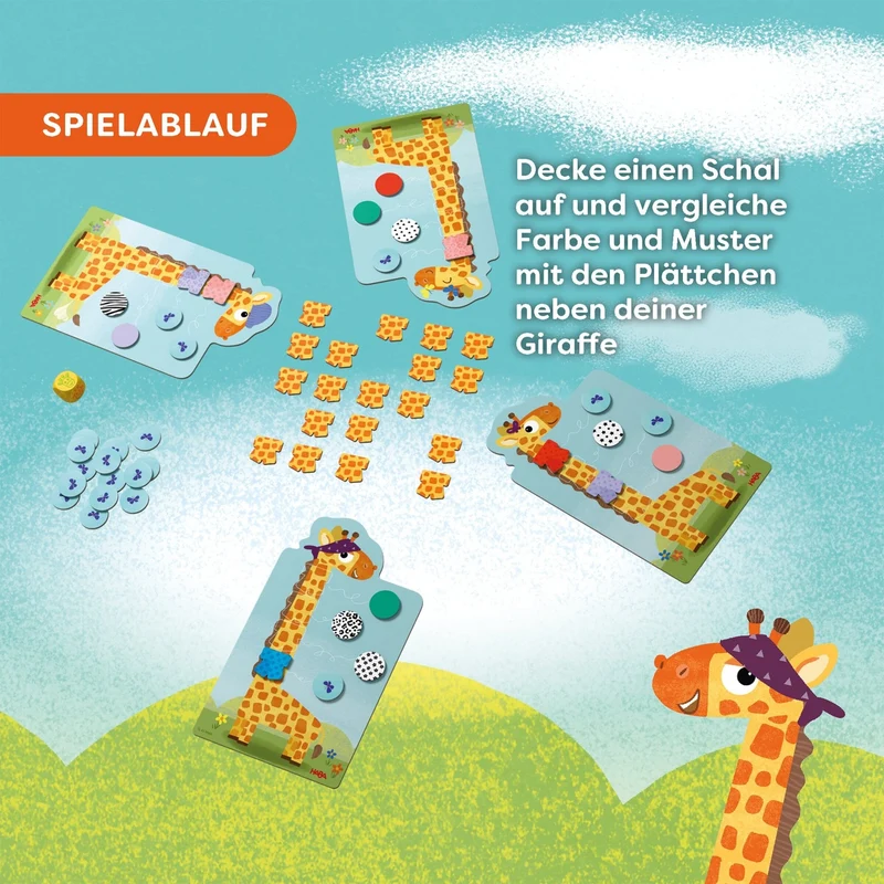 Lasse Giraffe – Memospiel ab 3 Jahren – HABA