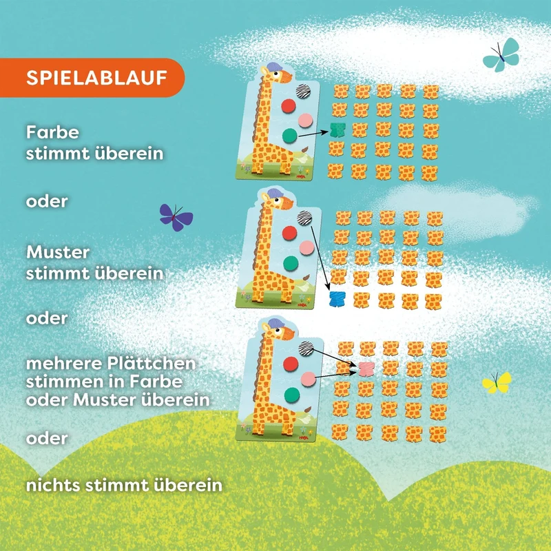 Lasse Giraffe – Memospiel ab 3 Jahren – HABA