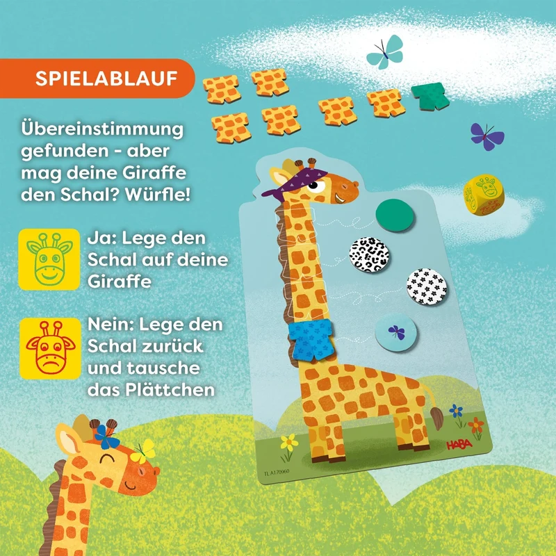 Lasse Giraffe – Memospiel ab 3 Jahren – HABA