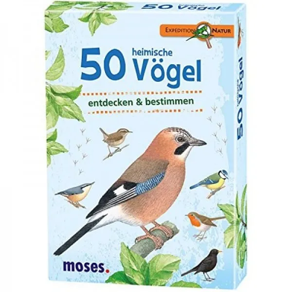 50 heimische Vögel entdecken & bestimmen
