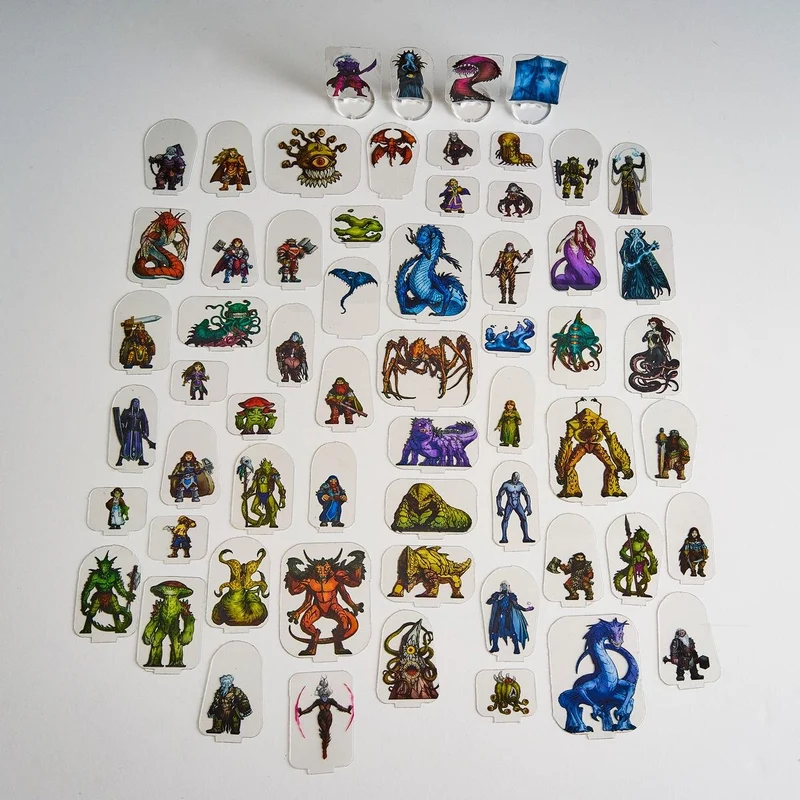 Flat Plastic Miniatures - Fantasy Core Set