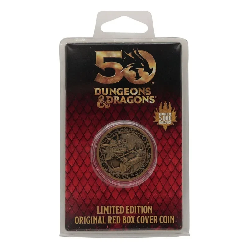 D&D - Sammlermünze 50th Anniversary Antique Gold Coin