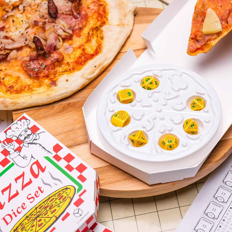 Pizza Dice Set Margherita & Pepperoni