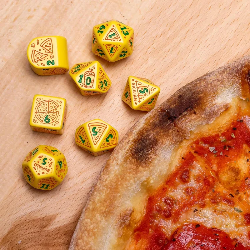 Pizza Dice Set Margherita & Pepperoni