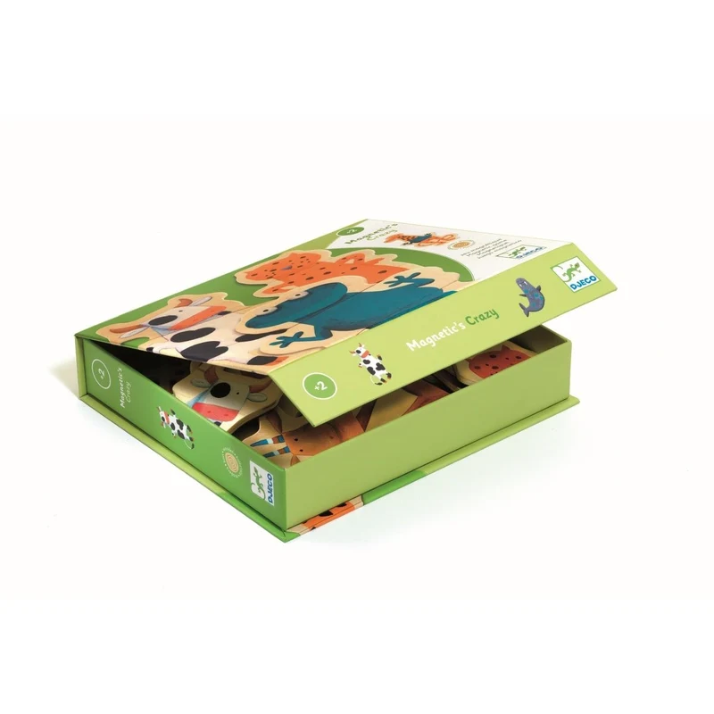 Holz Magnete: Verrückte Tiere