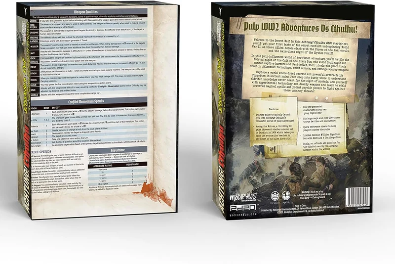 Achtung! Cthulhu 2d20 Starter Set (EN)