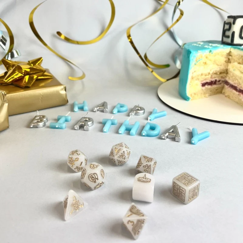 Happy Birthday Dice Set