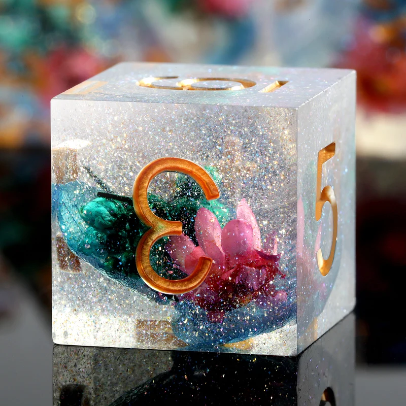 Eternal Spring Teal & Pink Glitter