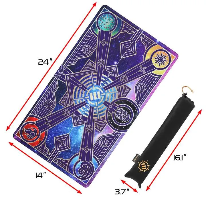 TCG Playmat mit gestickten Rändern (Stars)