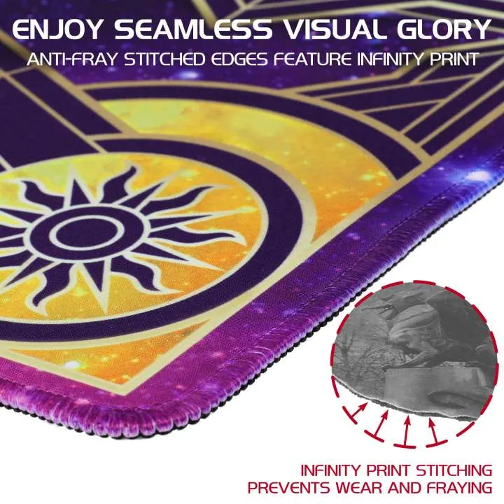 TCG Playmat mit gestickten Rändern (Stars)