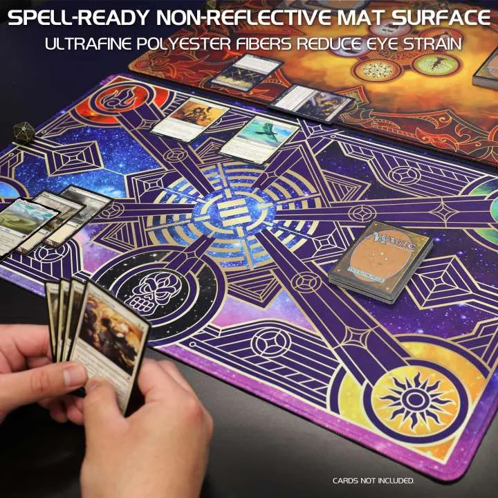 TCG Playmat mit gestickten Rändern (Stars)