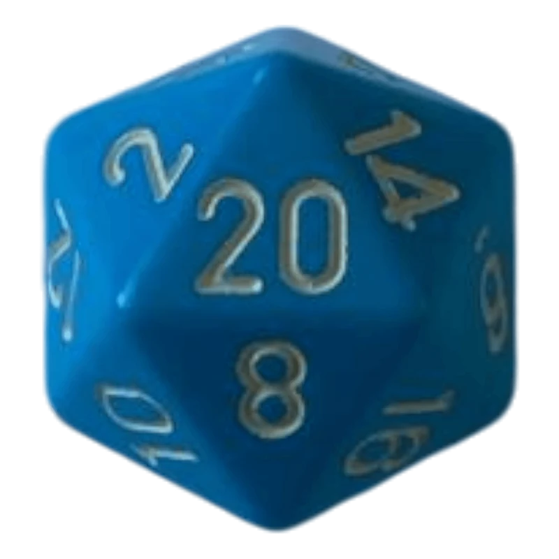 Chessex Opaque Light Blue W20