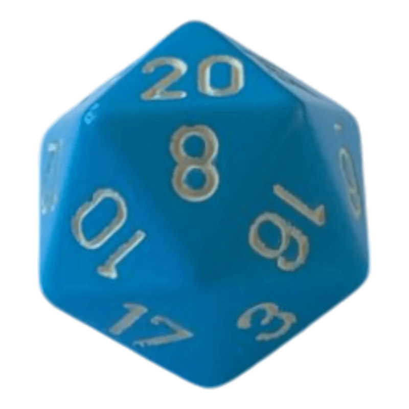 Chessex Opaque Light Blue W20