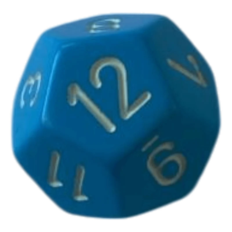 Chessex Opaque Light Blue W12