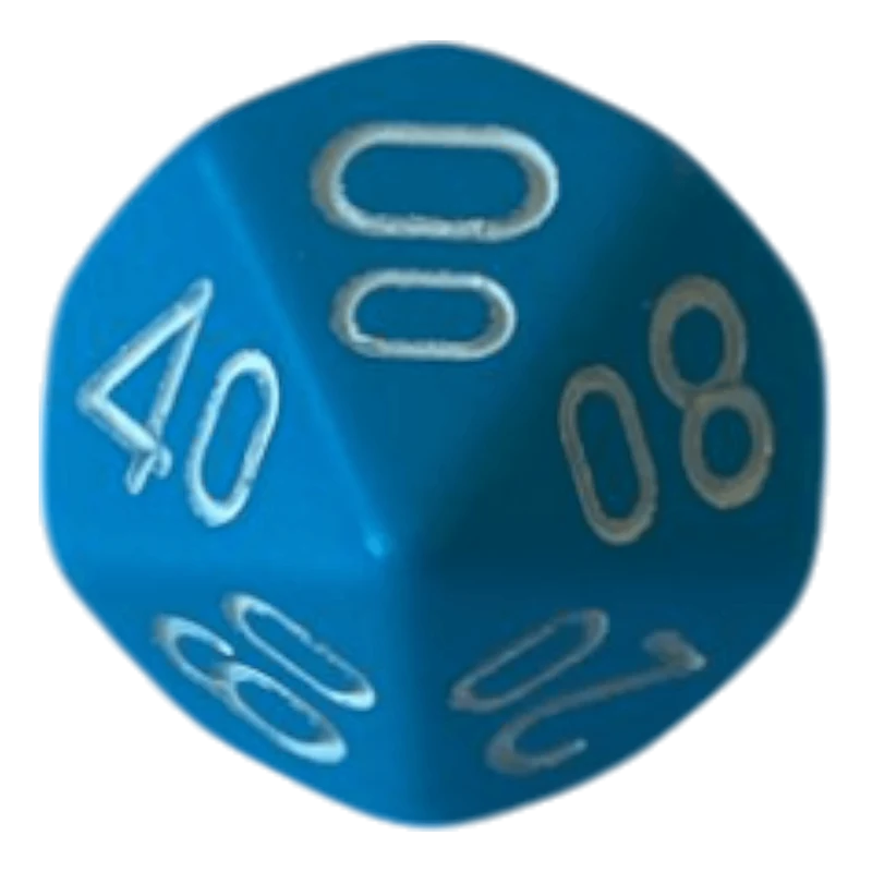 Chessex Opaque Light Blue W10-0