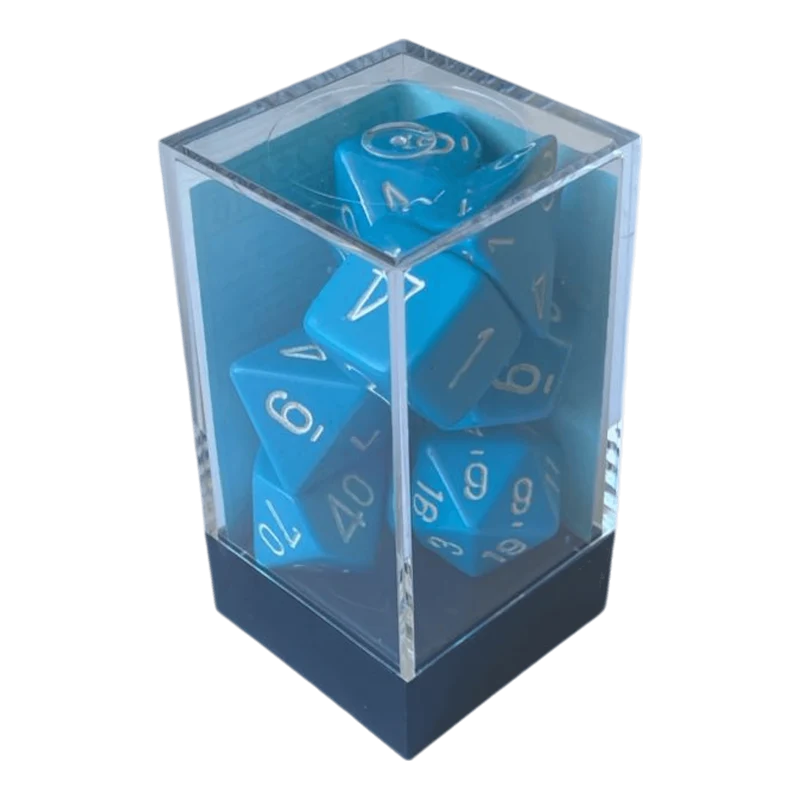 Chessex Opaque Light Blue Set