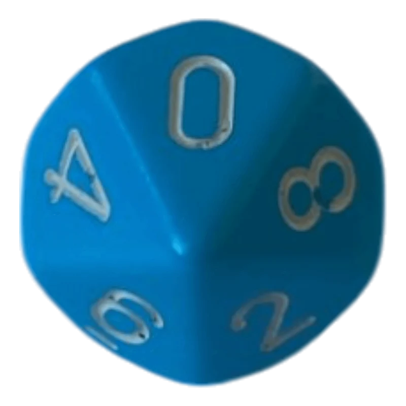 Chessex Opaque Light Blue W10