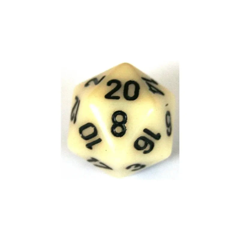 Chessex Opaque Ivory W20