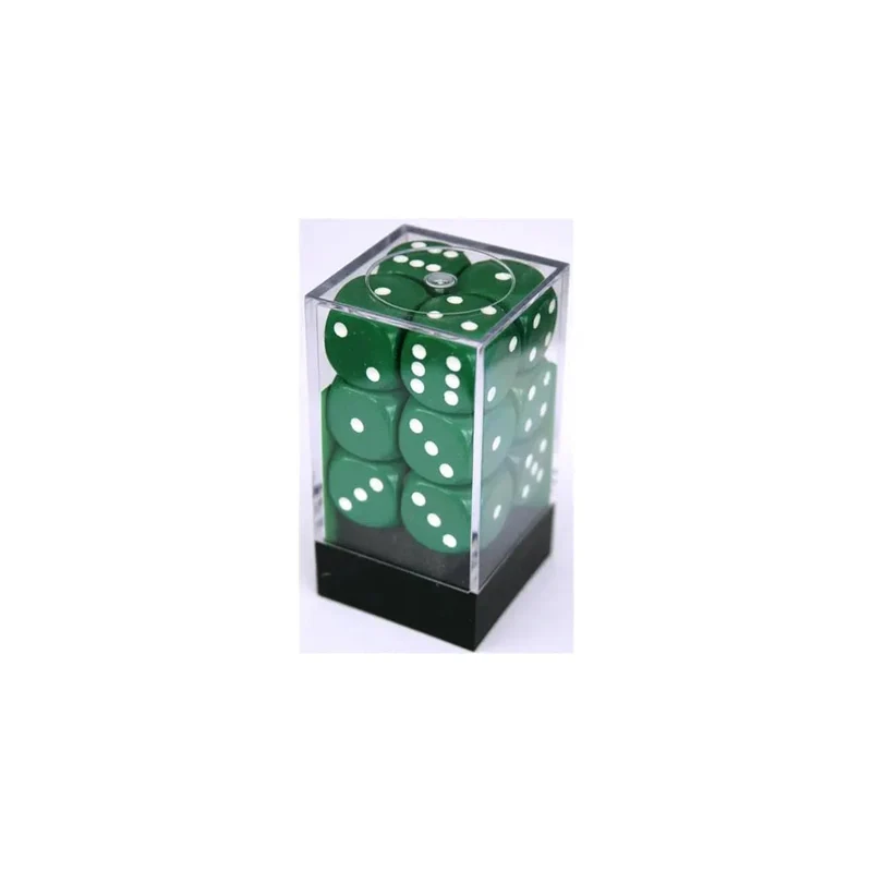 Chessex Opaque Green W6 16mm Set