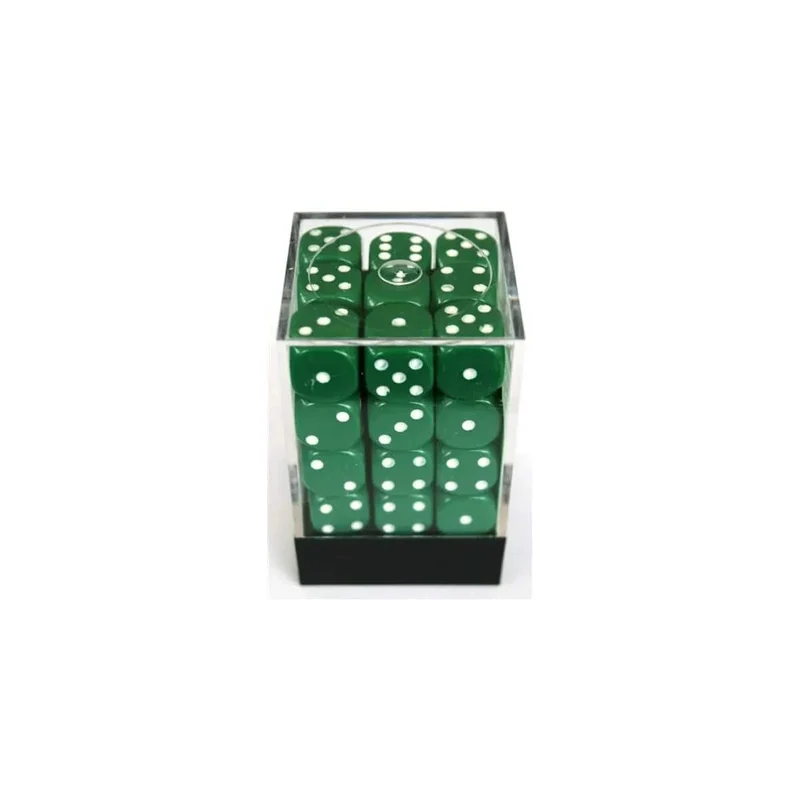 Chessex Opaque Green W6 12mm Set