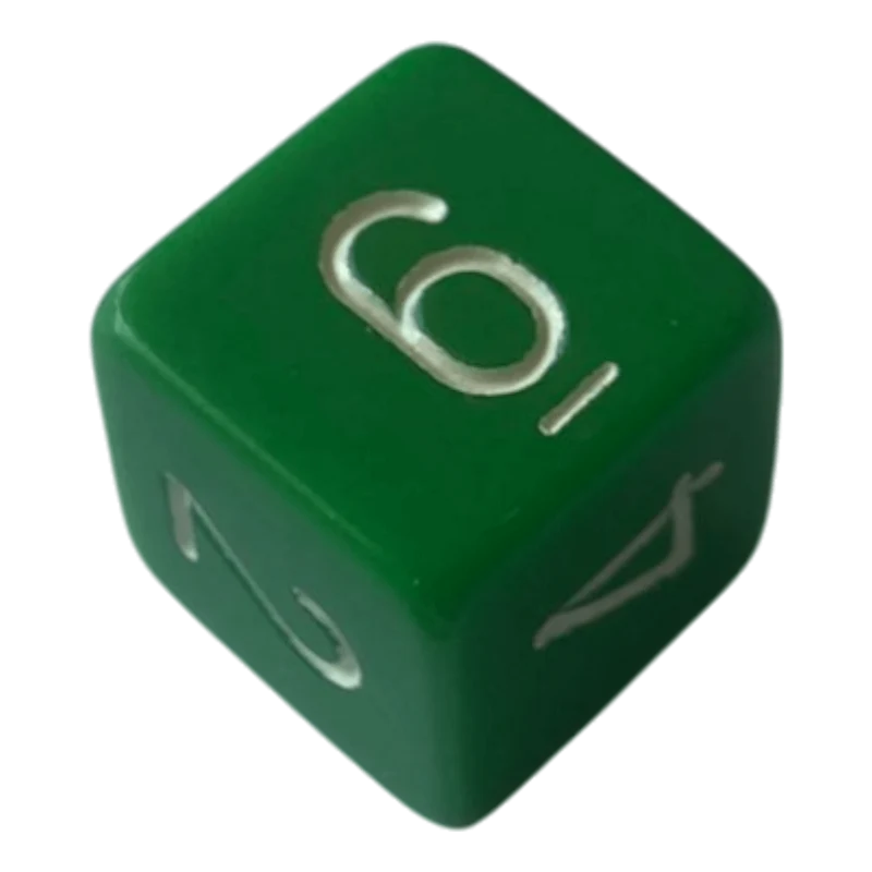 Chessex Opaque Green W6