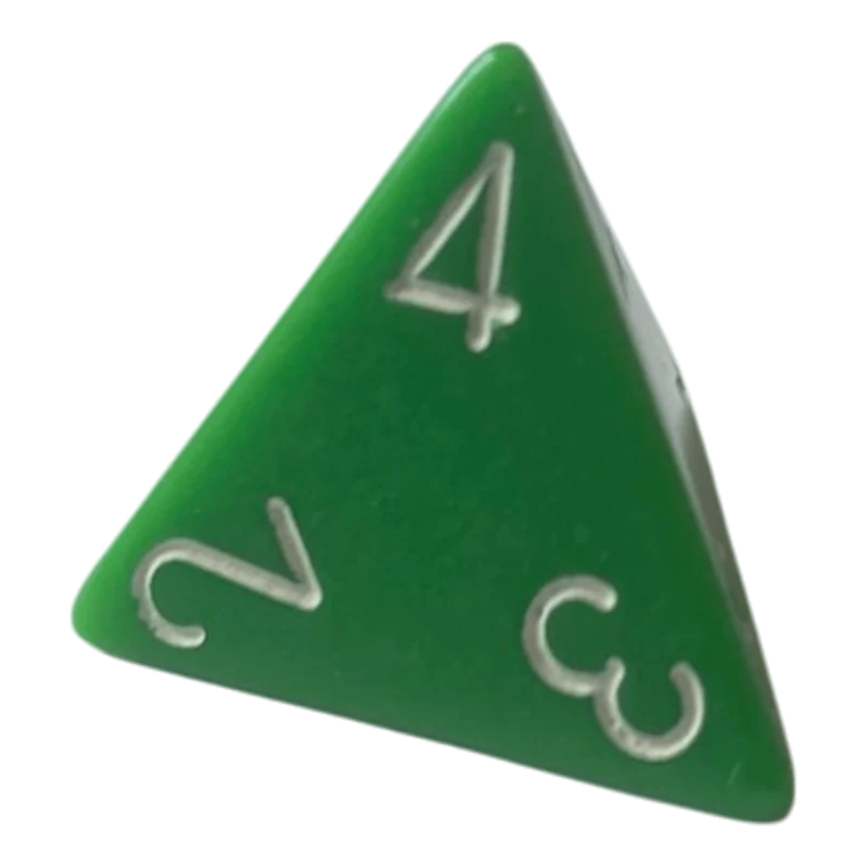 Chessex Opaque Green W4