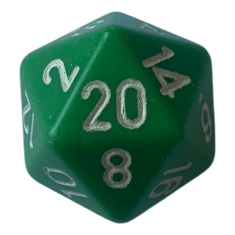 Chessex Opaque Green W20