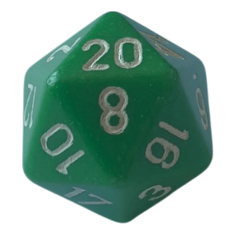 Chessex Opaque Green W20