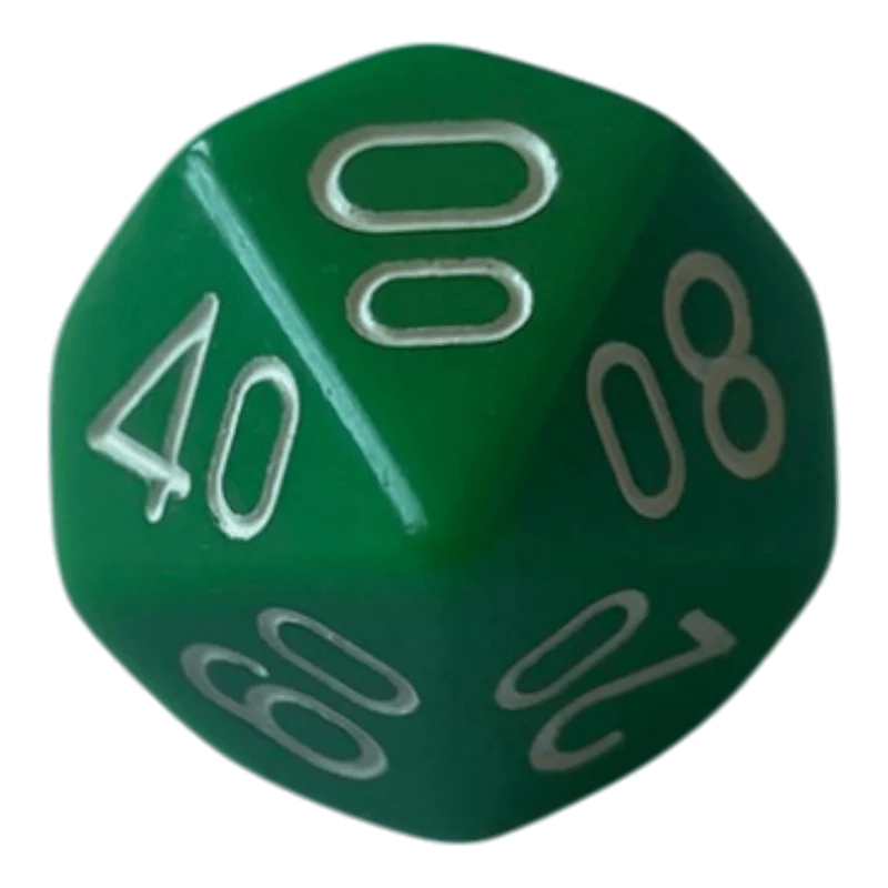 Chessex Opaque Green W10-0