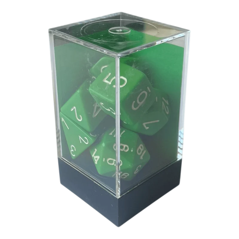 Chessex Opaque Green Set