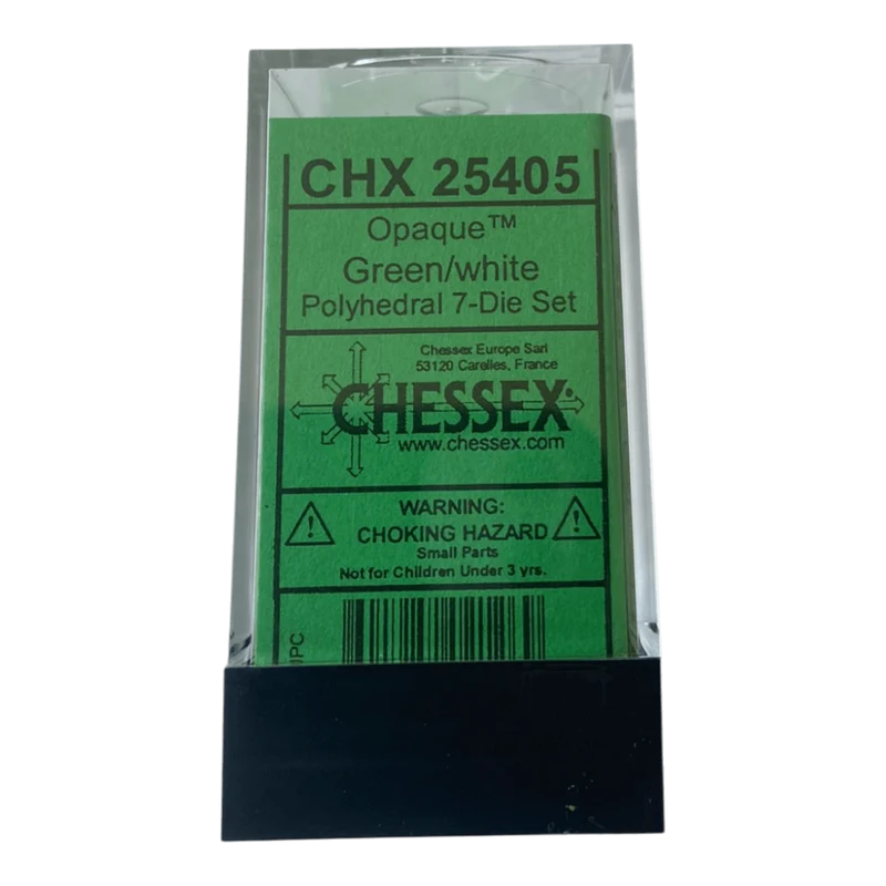Chessex Opaque Green Set