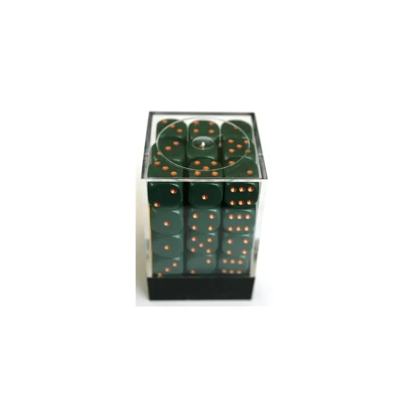 Chessex Opaque Dusty Green W6 12mm Set