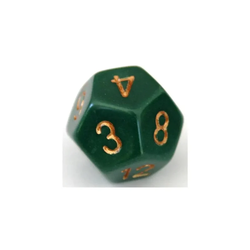 Chessex Opaque Dusty Green W12