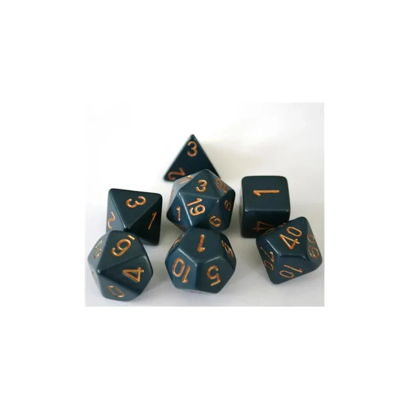 Chessex Opaque Dusty Blue Set