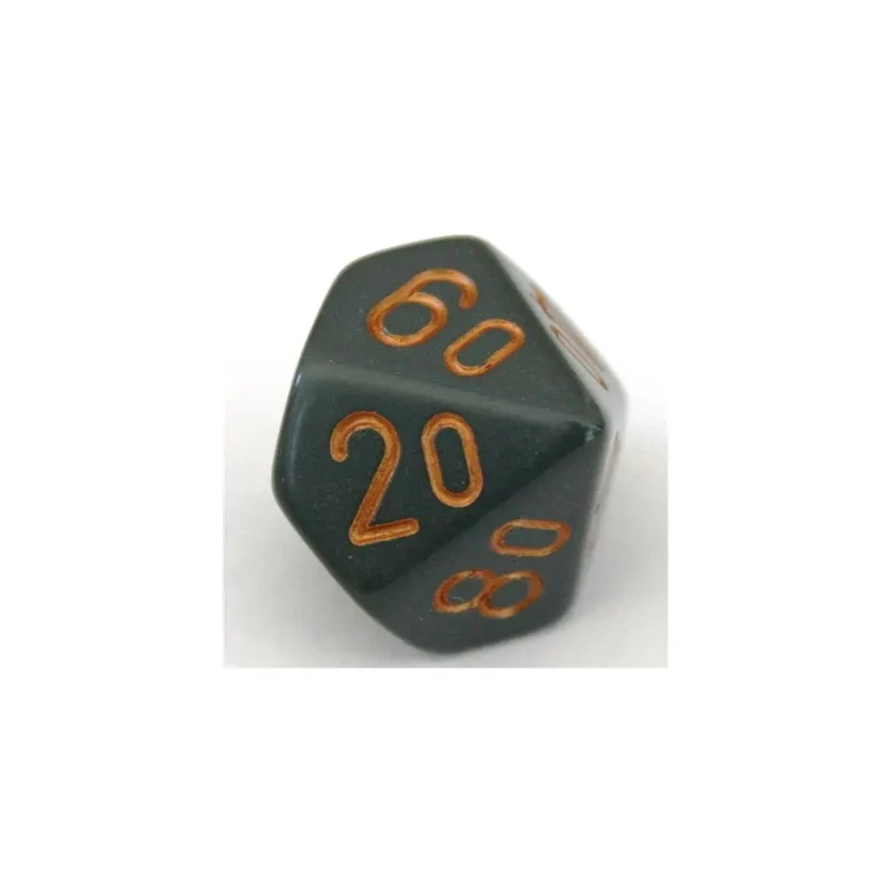 Chessex Opaque Dark Grey/Copper W10-0