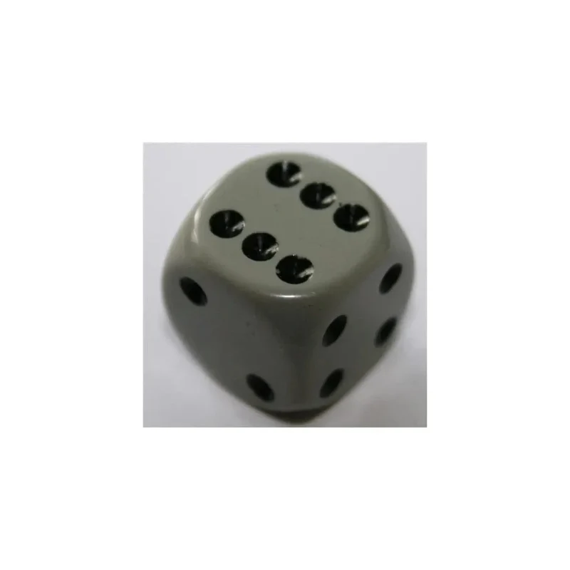 Chessex Opaque Dark Grey/Black W6 16mm