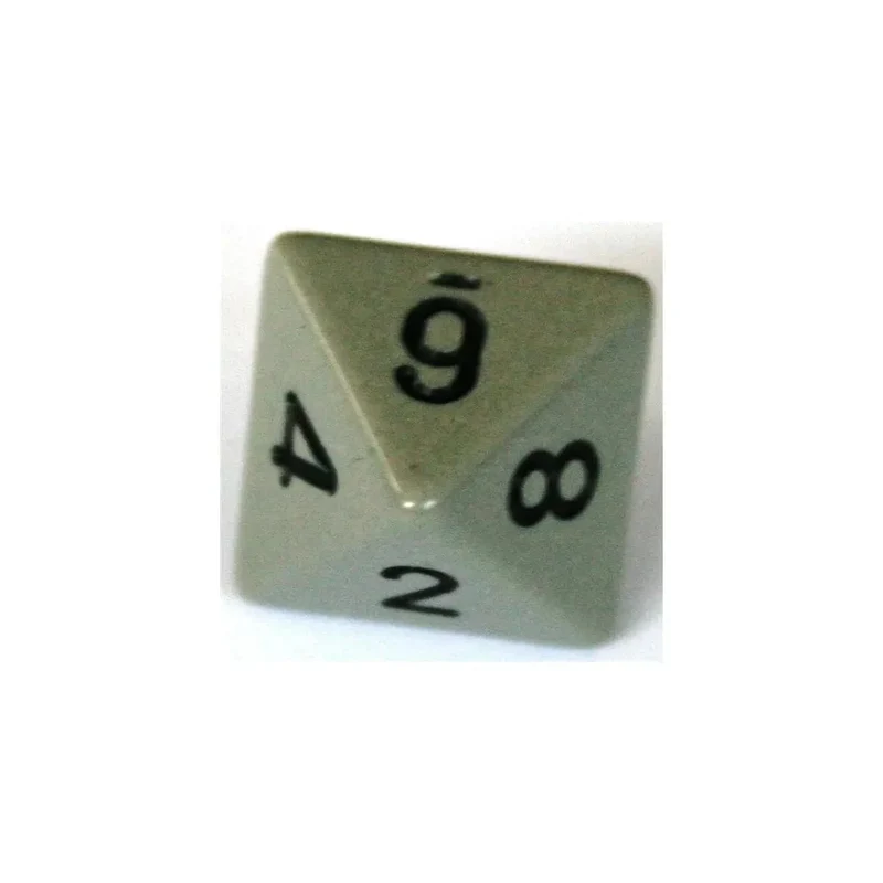 Chessex Opaque Dark Grey/Black W8