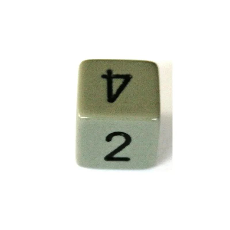 Chessex Opaque Dark Grey/Black W6