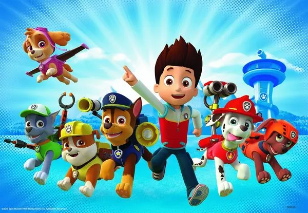 Puzzle PAW: Ryder und die Paw Patrol 2 X 12 Teile