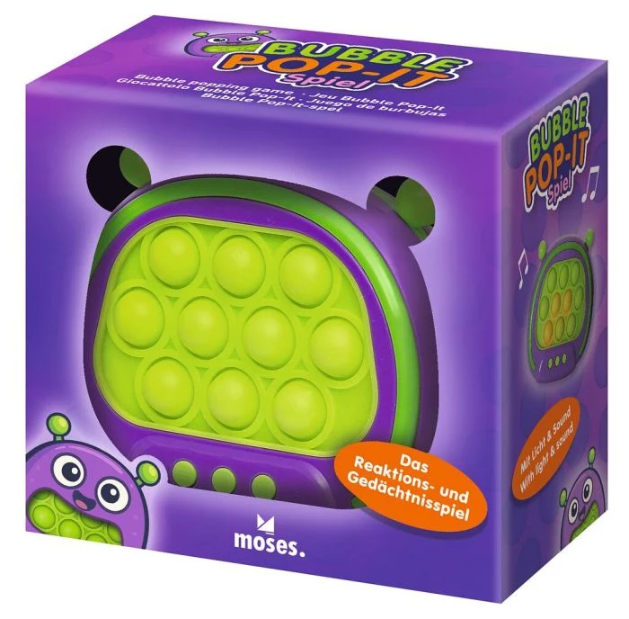 Bubble-Pop-It Licht-und-Sound - Reaktionsspiel