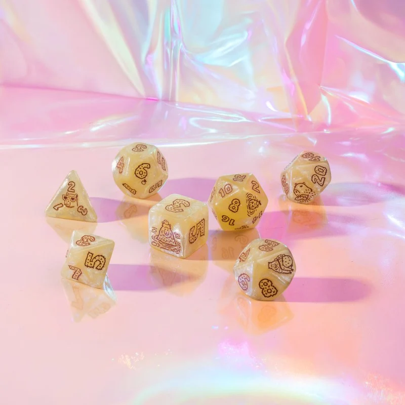 Capybara Dice Set