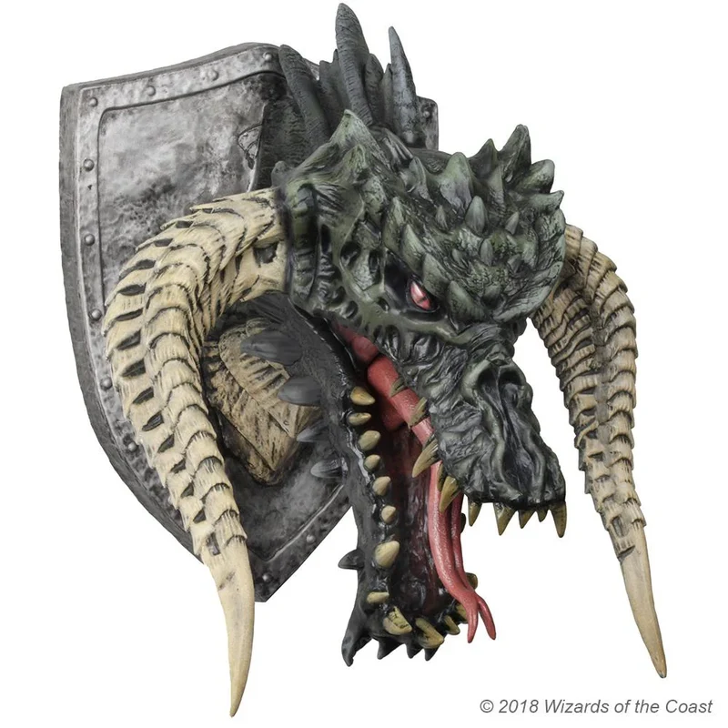 D&D Replicas of the Realms: Black Dragon Tropähe