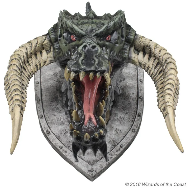 D&D Replicas of the Realms: Black Dragon Tropähe