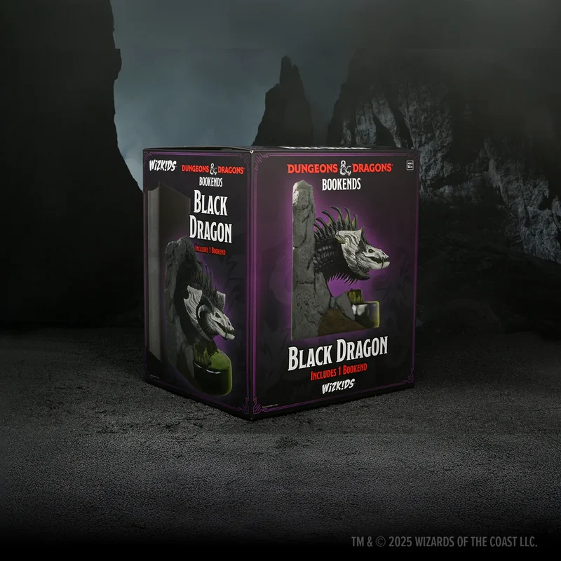 D&D Buchstütze: Black Dragon