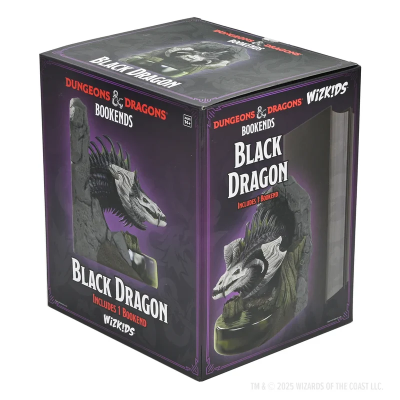 D&D Buchstütze: Black Dragon