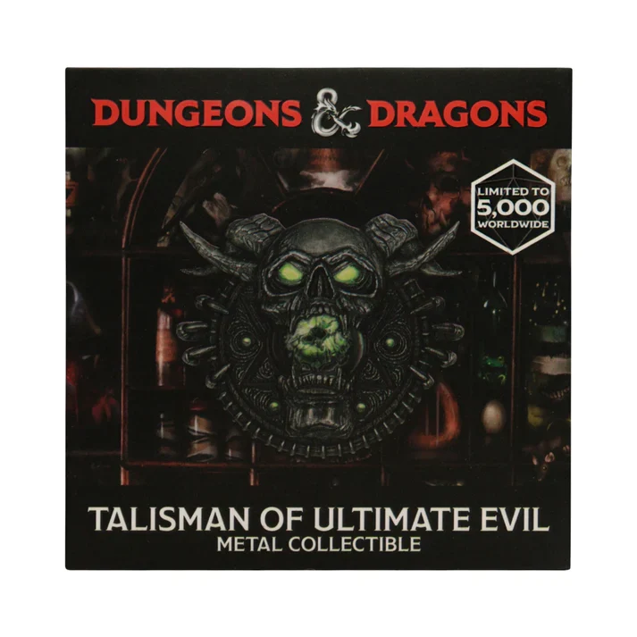 D&D Medaille und Art Card - Talisman of Ultimate Evil (Limited Edition)