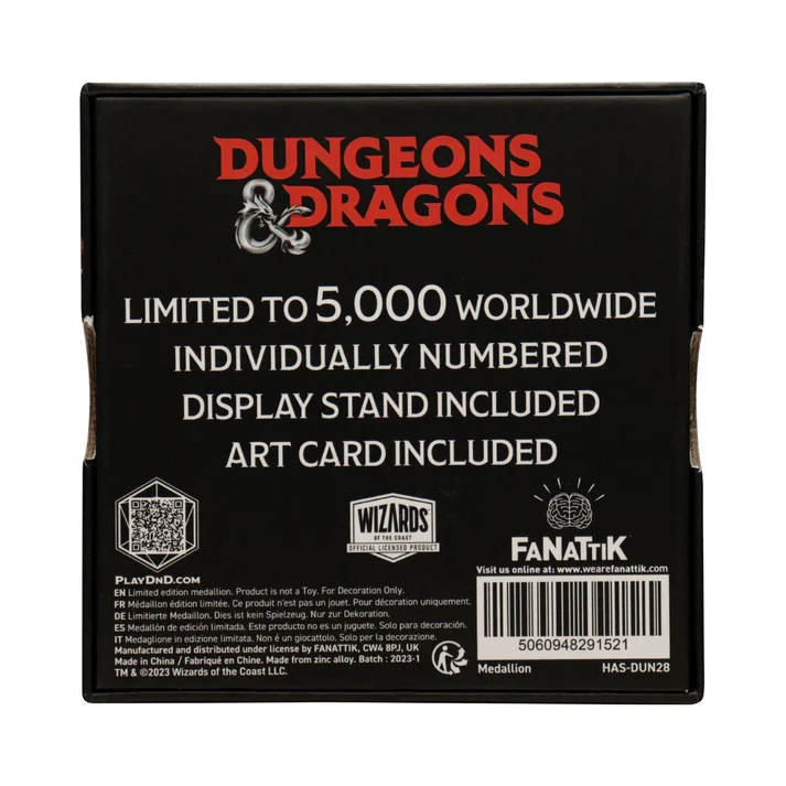 D&D Medaille und Art Card - Talisman of Ultimate Evil (Limited Edition)