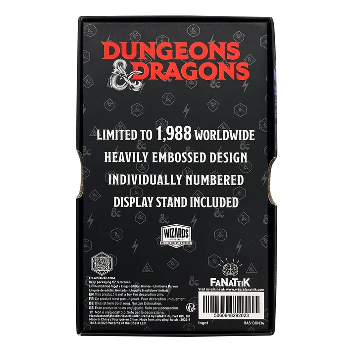 D&D - Spider Queen, Loth Metallkarte (Limited Edition)