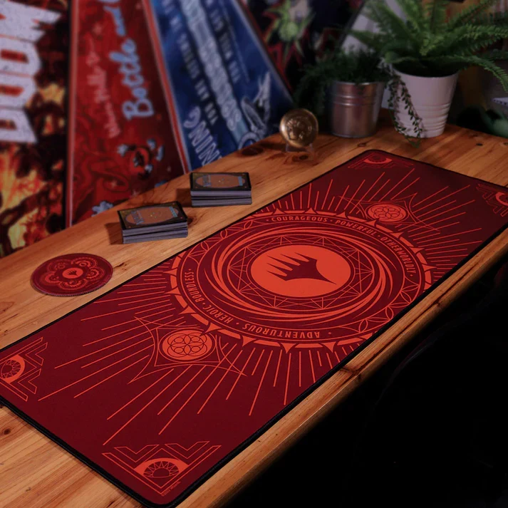 Magic the Gathering XL Schreibtisch-Unterlage / Playmat & Untersetzer Set